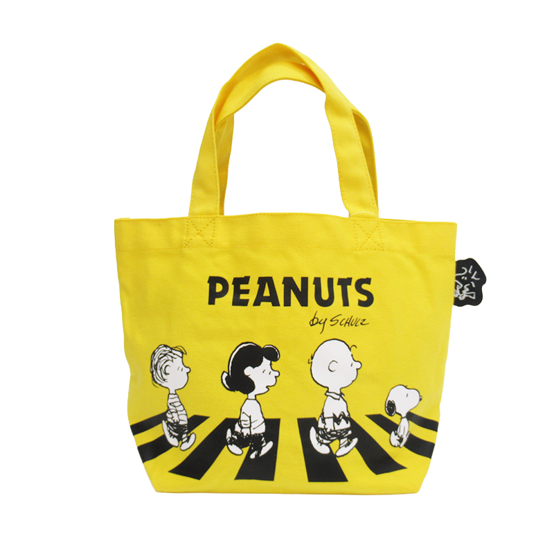 PEANUTS カラーマチ付バッグ ウォークYE
